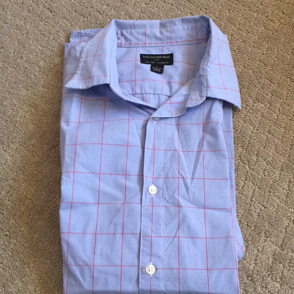 Banana Republic non-iron classic fit dress shirt